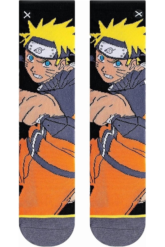 Naruto Big Kids Crew Socks