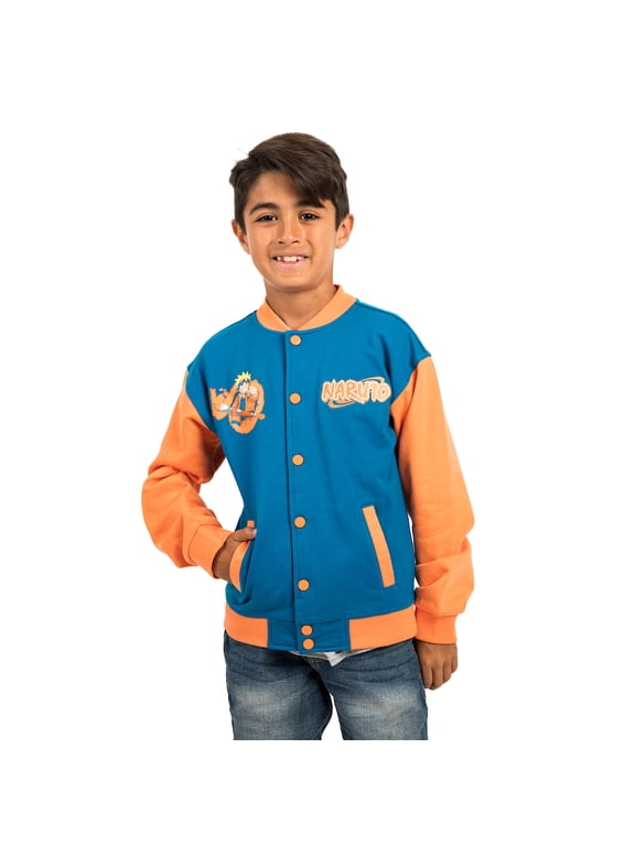 Naruto Blue and Orange Youth Bomber Jacket