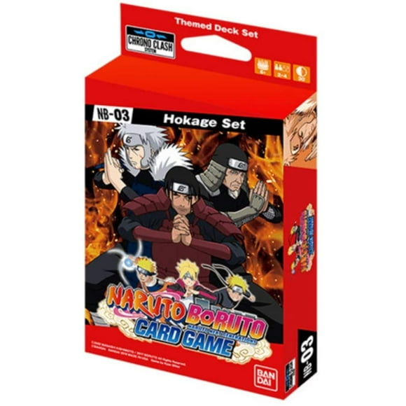 Naruto Boruto Card Game Hokage Expansion Set Chrono Clash System
