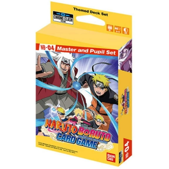 Naruto Boruto Card Game Master and Pupil Expansion Set Chrono Clash System