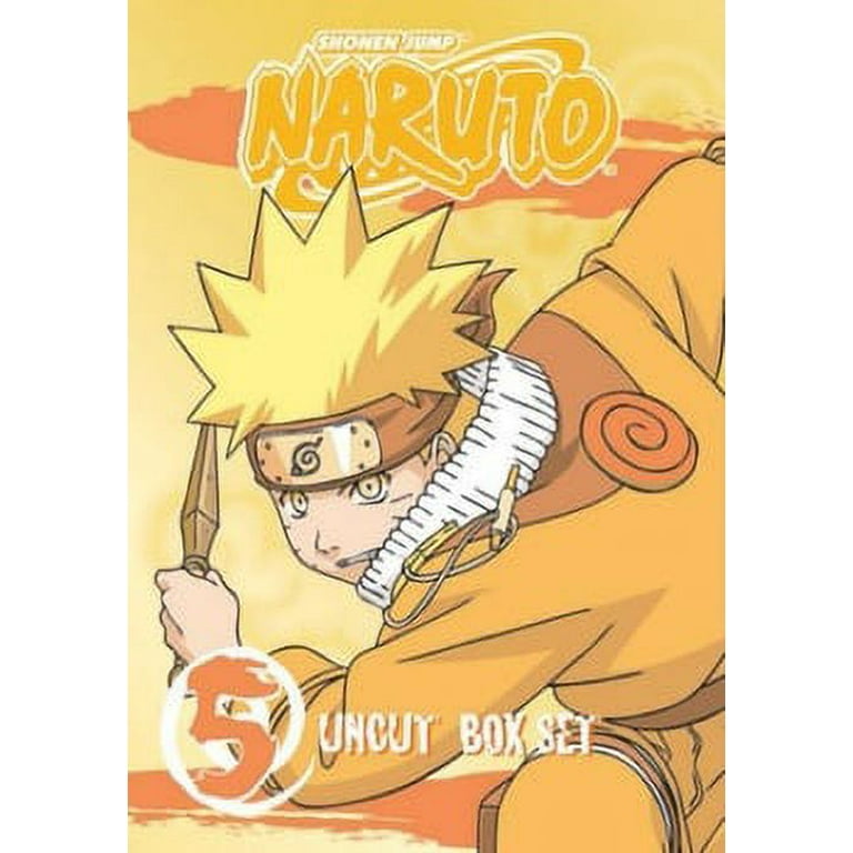 Naruto Shippuden Vol.2 - Box Com 5 Dvds - Novo
