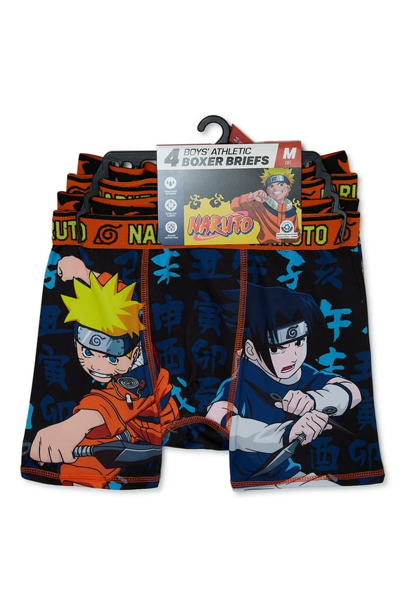 Boys Breathable Polyester Boxer Brief Underwear, Multicolor (4 Pack)