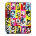 thumbnail image 1 of Naruto Character Collage Fleece Throw Blanket With Sherpa Backing | 50 x 60 Inch, 1 of 8