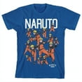thumbnail image 1 of Naruto Character Squad Youth Royal Blue Graphic Tee-S, 1 of 2