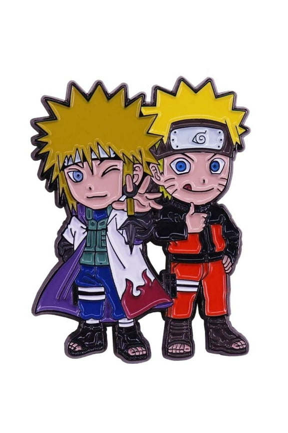 Naruto Characters 1.5 Inches Tall Enamel Metal Pin