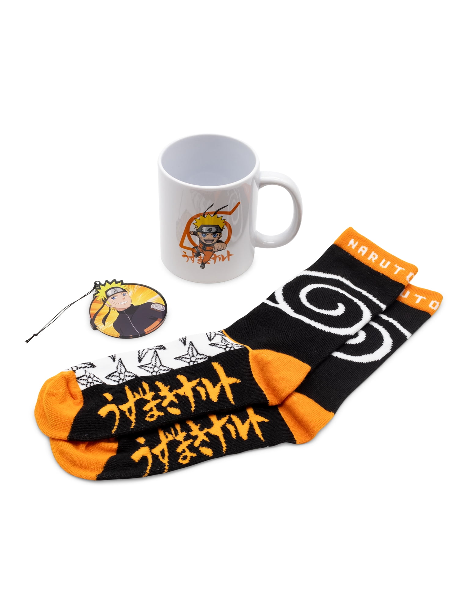Naruto Shippuden Mug, Socks, and Ornament Christmas Gift Set