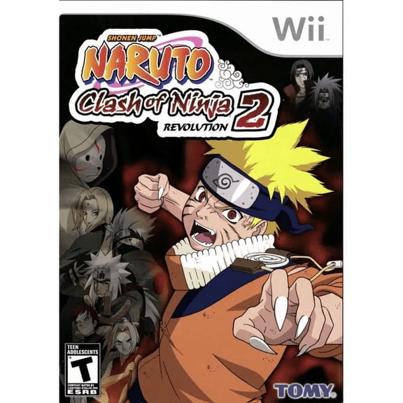 Restored Naruto: Clash of Ninja Revolution 2 (Nintendo Wii)