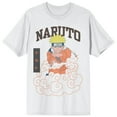 thumbnail image 1 of Naruto Classic Naruto Cloud Crew Neck Short Sleeve Men's White T-shirt-Medium, 1 of 4