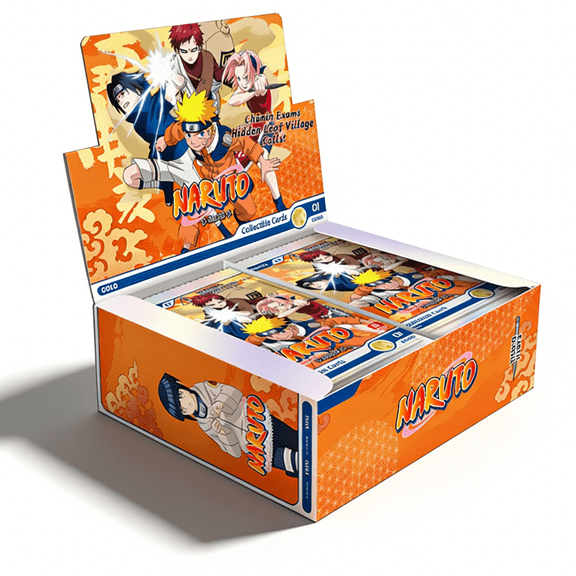 Naruto Collectible Cards - Earth Scroll-001 Booster Box 30 Packs, 5 Cards Per Pack 150 Total Cards Anime Trading Card Set with Rare CR, SP, MR, UR, SSR & PR Cards