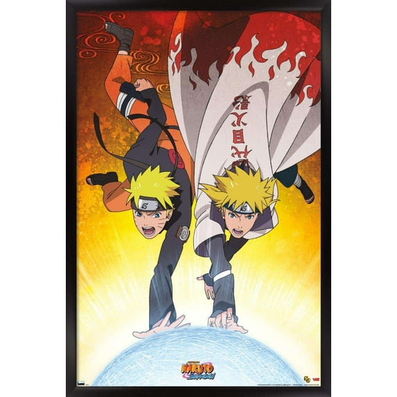 Naruto - Duo Wall Poster, 14.725" x 22.375", Framed