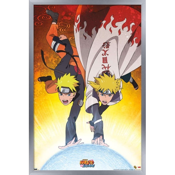Naruto - Duo Wall Poster, 14.725" x 22.375", Framed