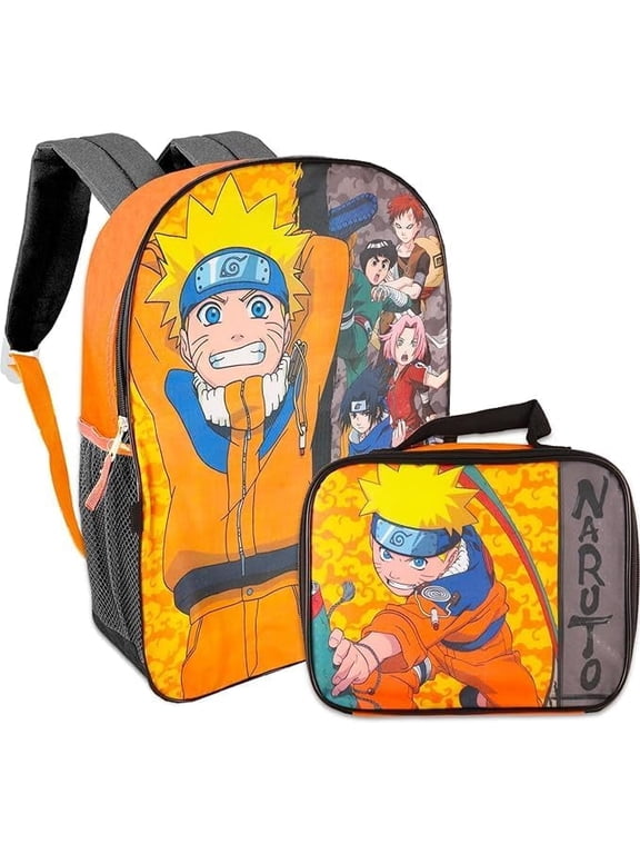Full Size 16 Inch Backpack with Detachable Lunch Box
