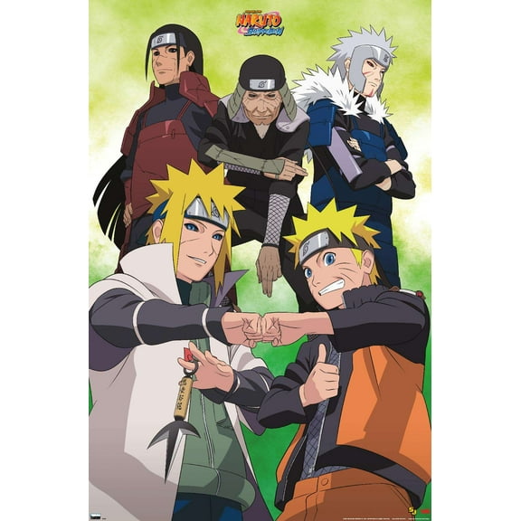 Naruto - Green Wall Poster, 22.375" x 34"