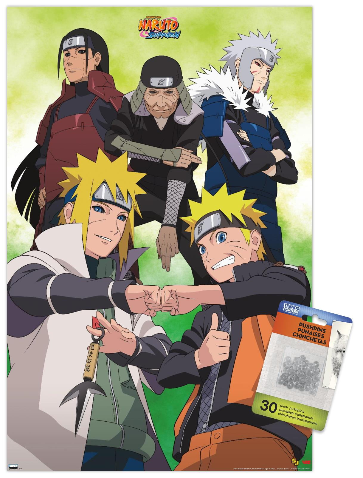 Naruto A4 Clear File Folder Shippuden 4th Fourth Hokage Minato