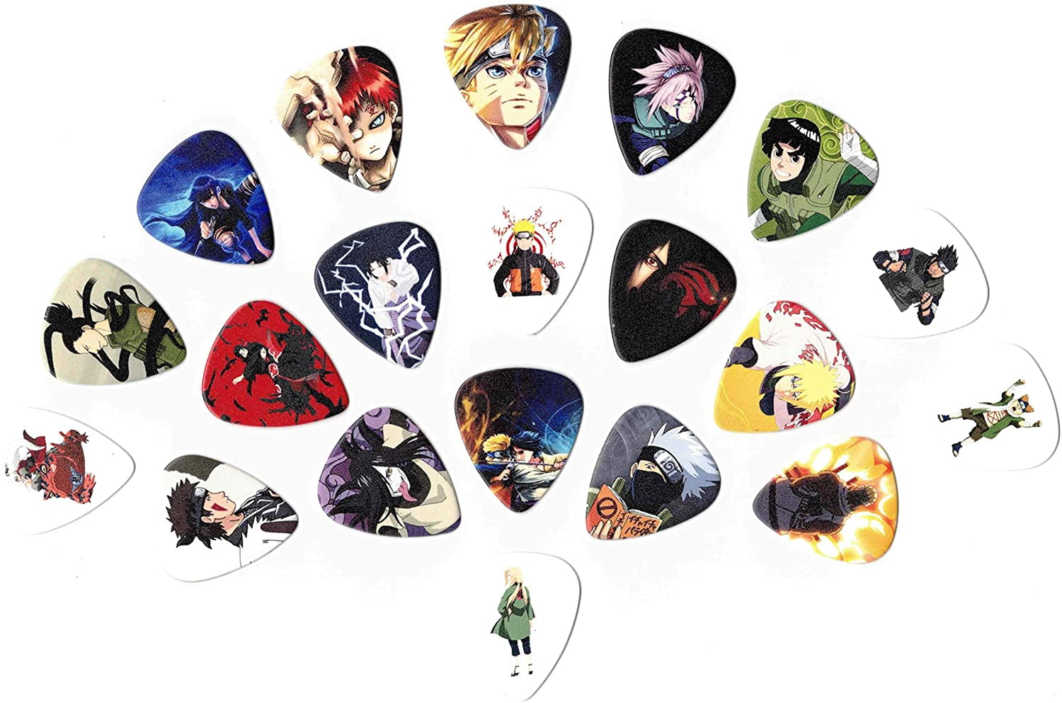 Naruto Guitar picks Mega Pack 20 picks in a pack