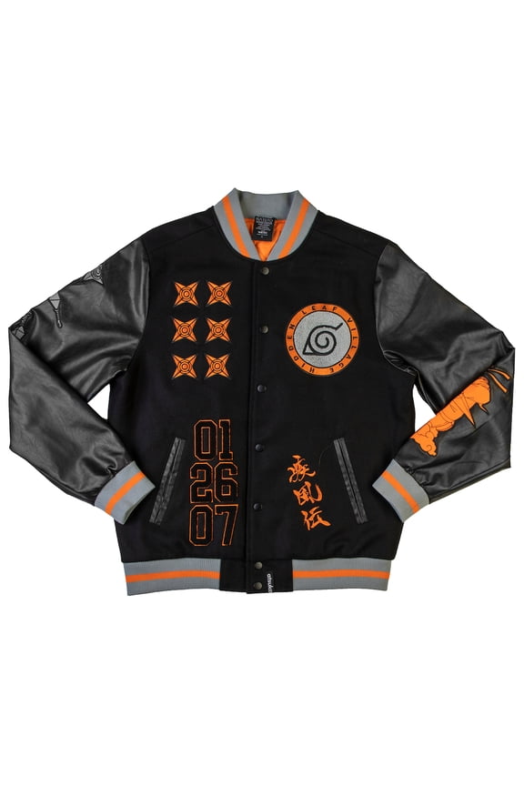 Naruto Hidden Leaf Village Men's Varsity Jacket