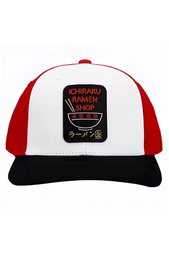 Naruto Ichiraku Ramen Shop Flat Bill Snapback Hat