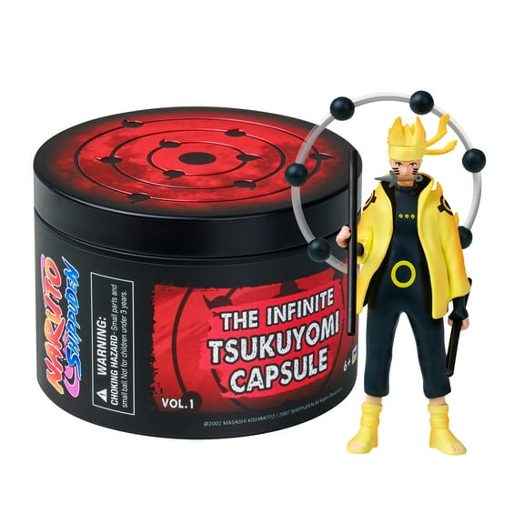 Naruto Shippuden Infinite Tsukuyomi Mini Figure Rinne Sharingan Moon Capsule
