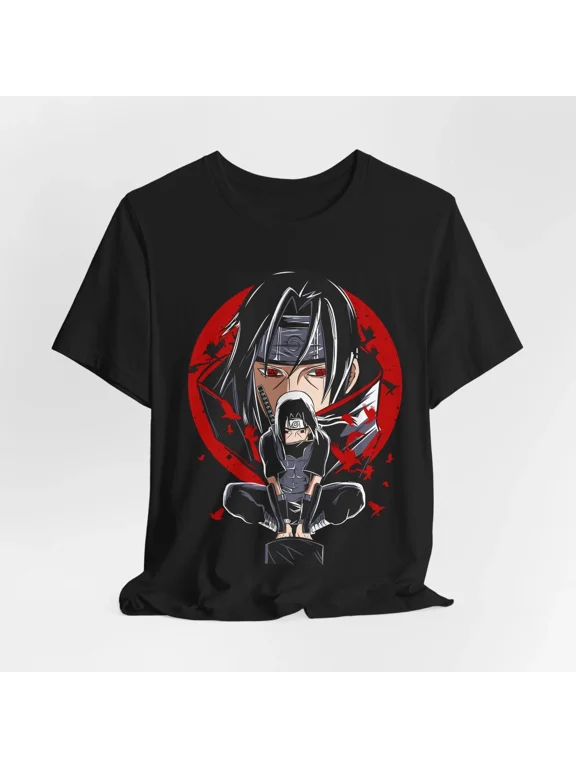Naruto Itachi Uchiha Graphic T-Shirt, Anime Manga T-Shirt Sizes S-5Xl GooGate