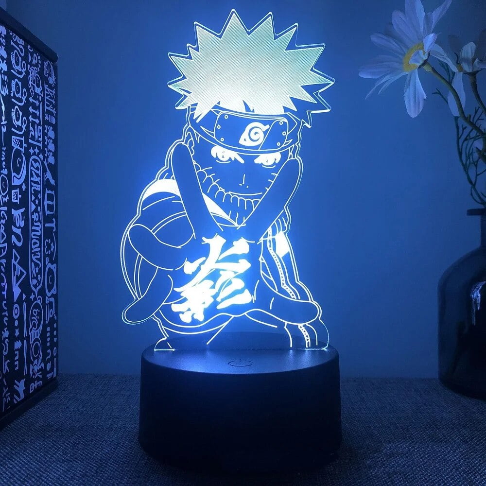 Naruto Kakashi Anime Characters 3D LED Night Lights 7 Color/16 Color ...