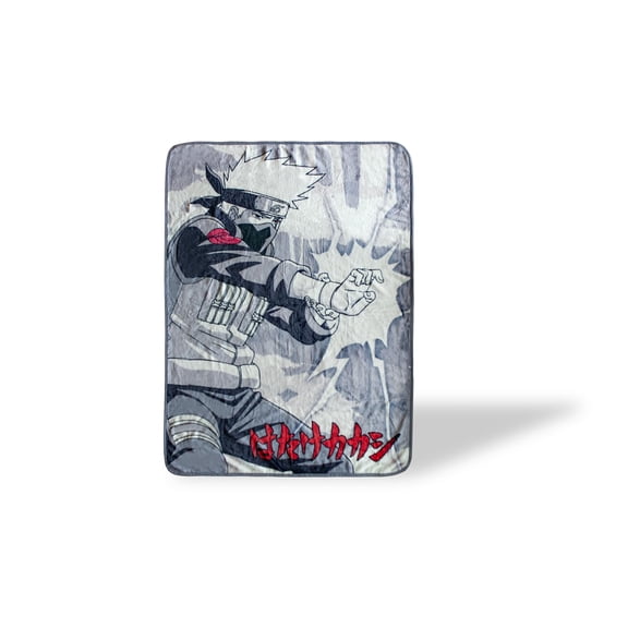 Naruto Kakashi Hatake Large Throw Blanket | Anime Blanket | 60 x 45 Inches