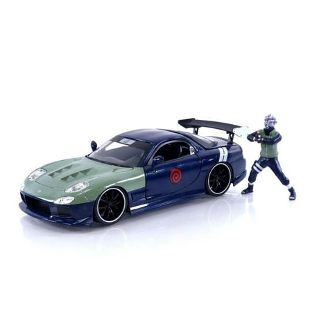 JADA TOYS 1/24 - MAZDA RX-7 with Kakashi Figure - 1993