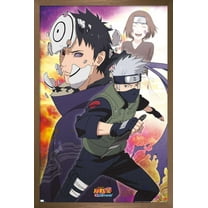 Naruto - Kakashi Wall Poster, 14.725" x 22.375", Framed
