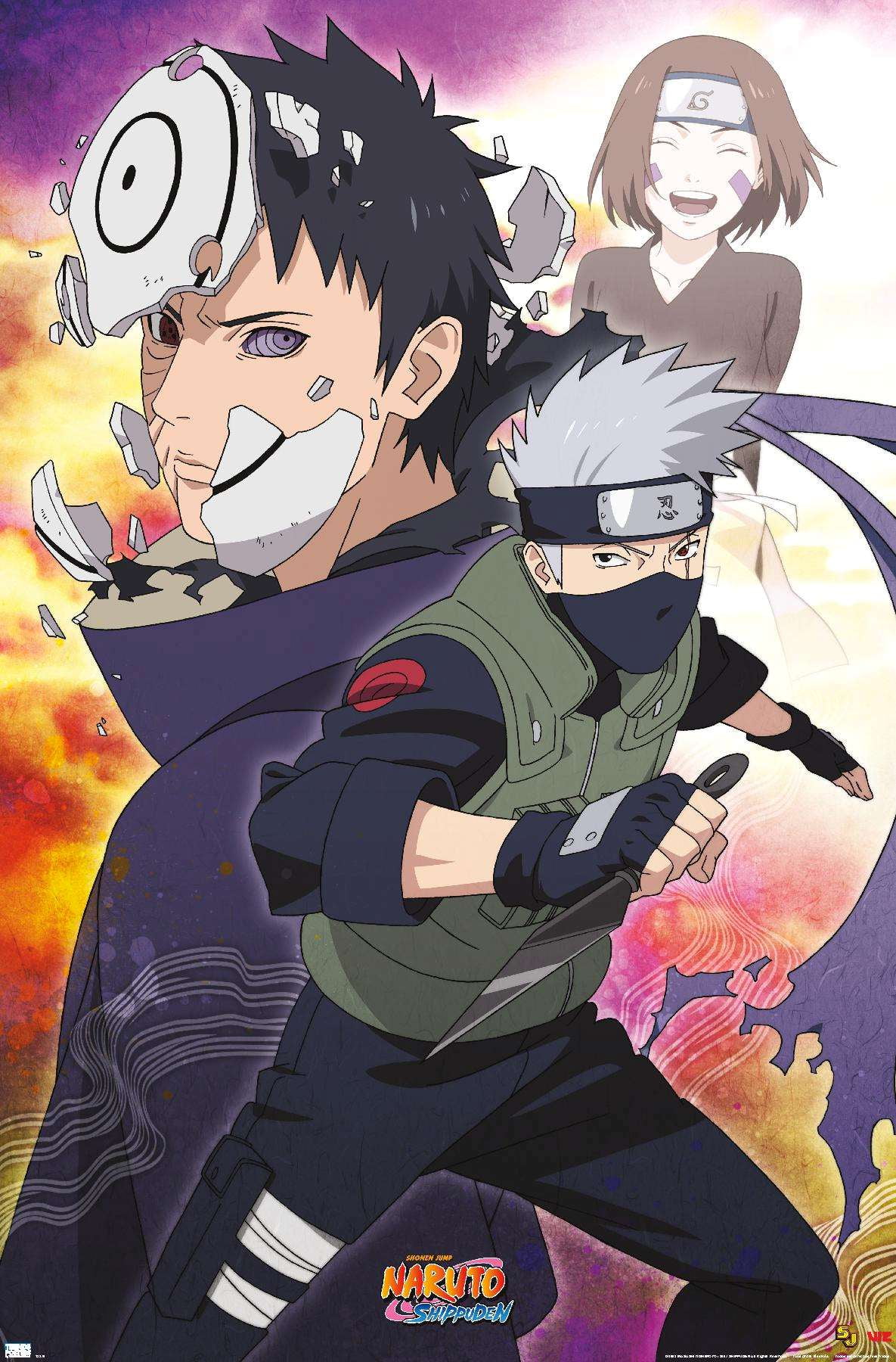 Kakashi Hatake Wallpaper Poster Naruto Stock Illustration