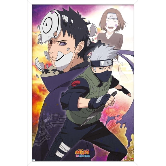 Naruto - Kakashi Wall Poster, 22.375" x 34", Framed