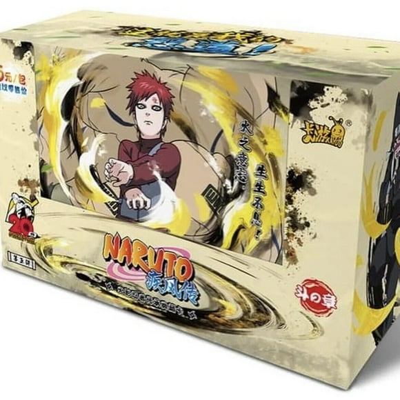 Naruto Kayou Booster Box Gaara Tier 3 Wave 5 Official Anime Cards TCG CCG Collectible Playing/Trading Cards Sixth Paths Sage Mode, 20 Packs per Box, 5 Cards per Pack (100 Cards per Box)