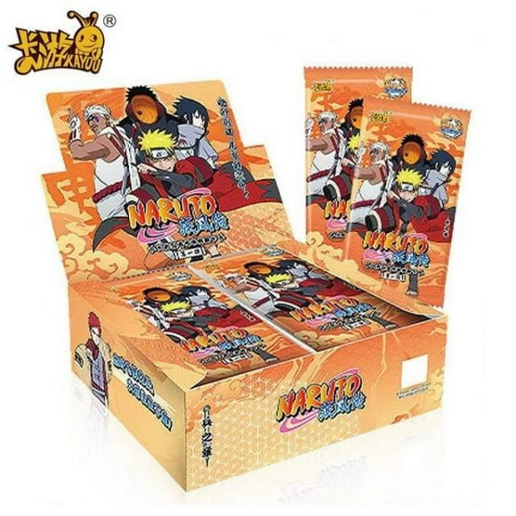 Naruto Kayou Booster Box Tier 2 Wave 1 Official Anime Cards TCG CCG Collectible Playing/Trading Cards Second Bullet 10 Unique Cards, 30 Packs per Box, 5 Cards per Pack (150 Cards per Box)