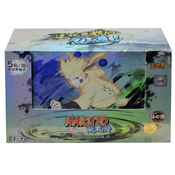 Naruto Kayou Booster Box Tier 3 Wave 1 Official Anime Cards TCG CCG Collectable Playing/Trading Cards Sixth Paths Sage Mode, 20 Packs per Box, 5 Cards per Pack (100 Cards per Box)
