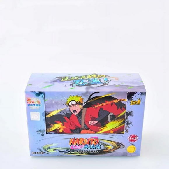 Naruto Kayou Booster Box Tier 3 Wave 2 Official Anime Cards TCG CCG Collectable Playing/Trading Cards Sixth Paths Sage Mode, 20 Packs per Box, 5 Cards per Pack (100 Cards per Box)