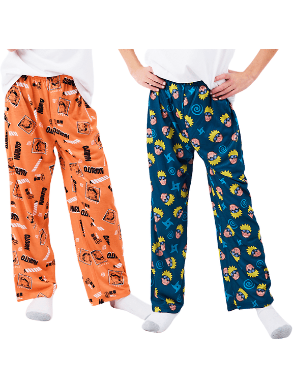 Naruto Main Character & Icons Boy's 2-Pack Sleep Pajama Pants-18