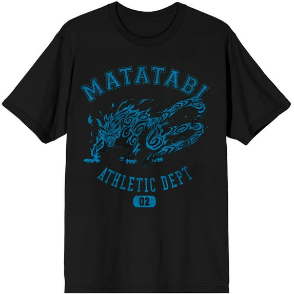 Naruto Matatabi Anime Cartoon Mens Black Graphic Tee Shirt-M