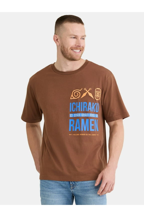 Men's & Big Men's Drop Shoulder Graphic Tee, Sizes S-3XL