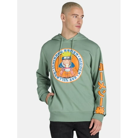 Naruto Men's & Big Men's Graphic Hoodie Sweatshirt, Sizes XS-3XL