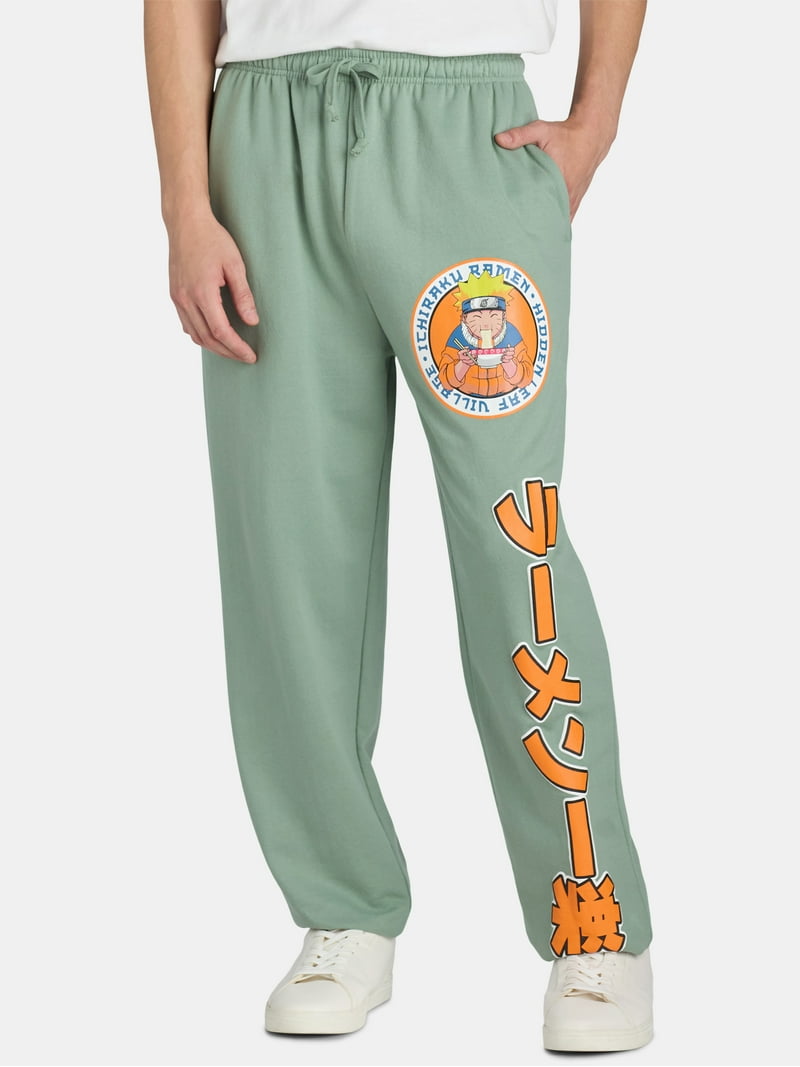 Naruto Men's Big Men's Graphic Jogger Pants, Sizes XS-3XL