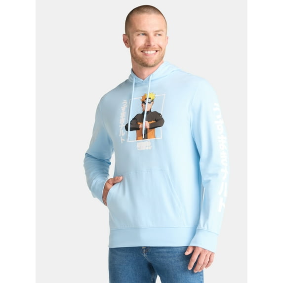 Naruto Men's and Big Men's French Terry Graphic Hoodie, Sizes XS-3XL