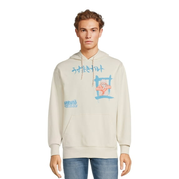 Naruto Men's & Big Men's Hoodie with Long Sleeves, Sizes XS-3XL