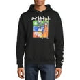 thumbnail image 1 of Naruto Men's & Big Men's Long Sleeve Graphic Hoodie Sweatshirt, Mens Anime Hoodies, 1 of 3