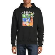 NARUTO SHIPPUDEN Naruto Men's & Big Men's Long Sleeve Graphic Hoodie Sweatshirt, Mens Anime Hoodies