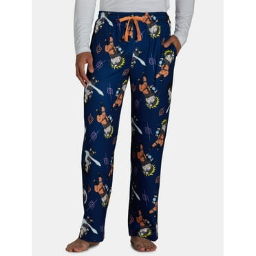 Naruto Men's Pajamas Sleep Pants, Sizes S-3XL
