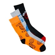 Naruto Mens Socks, 3-Pack