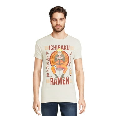 Naruto Men's and Big Men's Graphic Tee with Short Sleeves, Sizes S-3XL