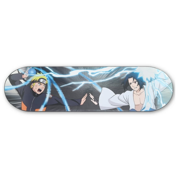 Naruto Metallic Wood Skate Deck Wall Art 6"