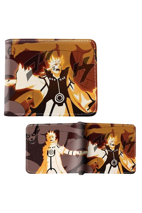 Naruto Nine Tails Chakra Mode - Naruto 4x5" Bi-Fold Wallet