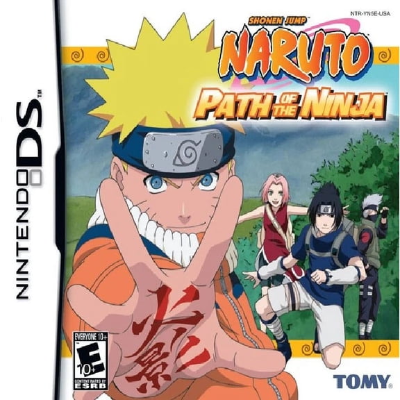 Restored Naruto: Path of the Ninja Nintendo DS Fighting Game