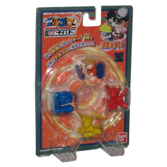Naruto Pierrot Team 7 (2002) Bandai Sakura & Sasuke Dice Game Set