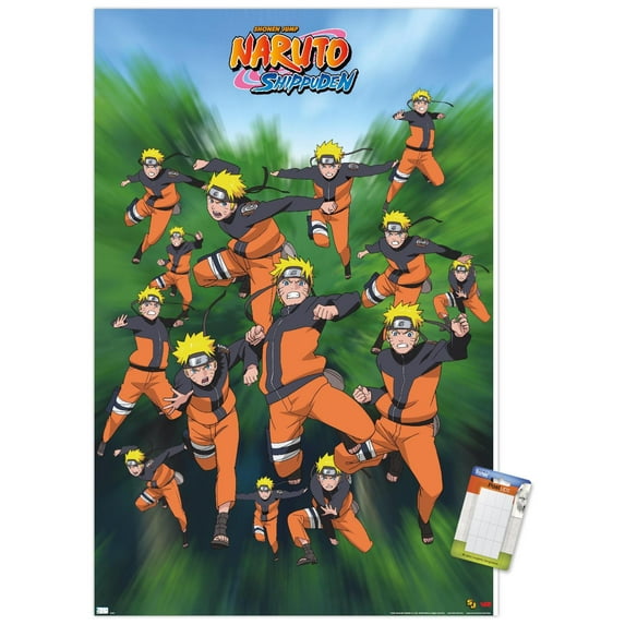 Naruto - Poses Wall Poster, 22.375" x 34"